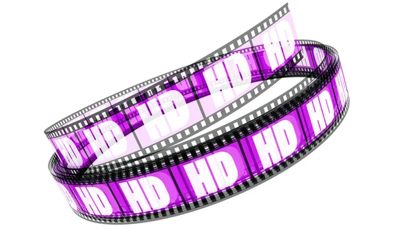 Segment Transparent Color Film Word — Stock Photo, Image