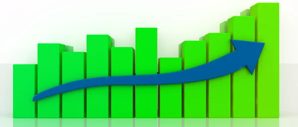 Business Graph — Stock Photo, Image