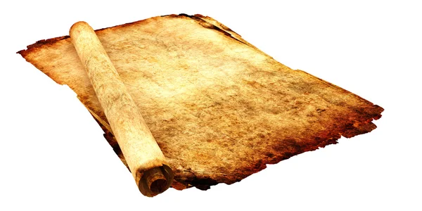Антикварный бумажный пергамент — стоковое фото