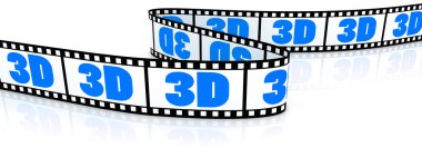 3D film zigzag ile 3d üzerinde kelime.