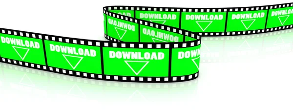 stock image Film zigzag with word download