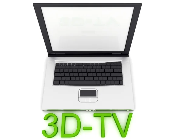 3D tv simgesi — Stok fotoğraf