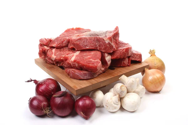 stock image Beef and ingredients