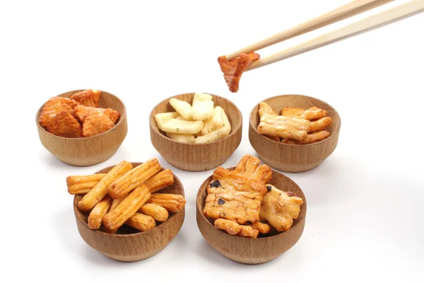 Japanese rice crackers — Stock Photo, Image
