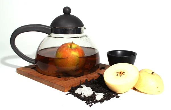Tea and fruit — Stock Photo, Image
