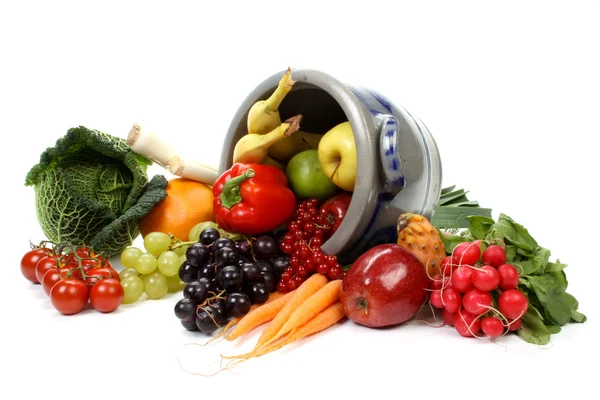 Composición Varias Frutas Verduras — Foto de Stock