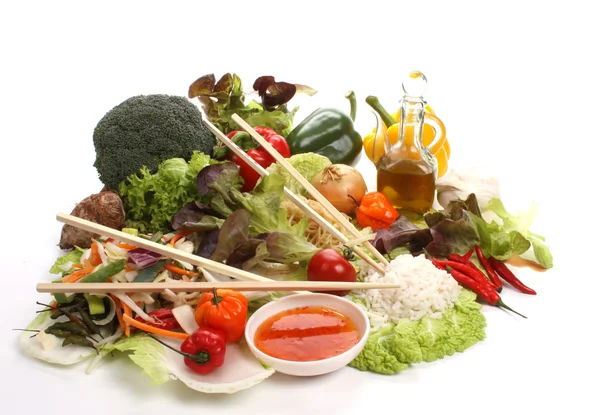 Chinese Food Ingredients Make Meal — Stock Photo, Image