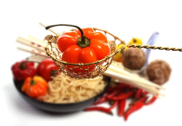 Mâncare Chinezească Ingrediente Pentru Face Masă — Fotografie, imagine de stoc