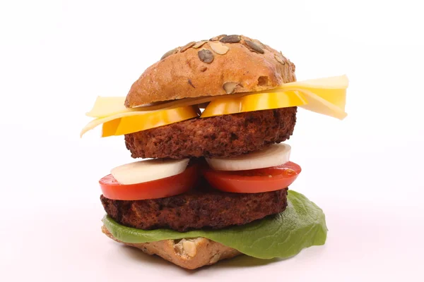 巨大なハンバーガー — ストック写真