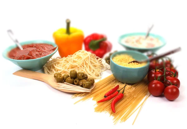 Italian pasta, with shallow focus — Stock Photo, Image