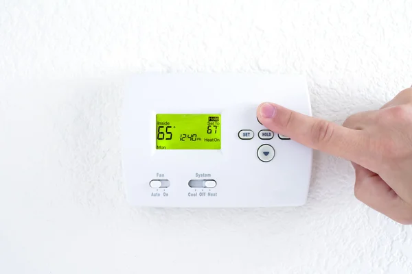 Digitales Thermostat — Stockfoto