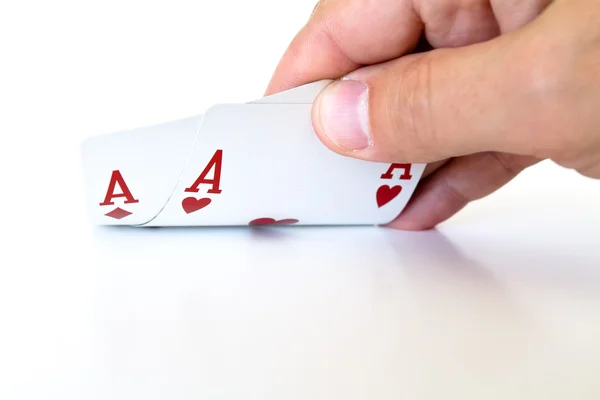 Two aces — Stock Photo, Image
