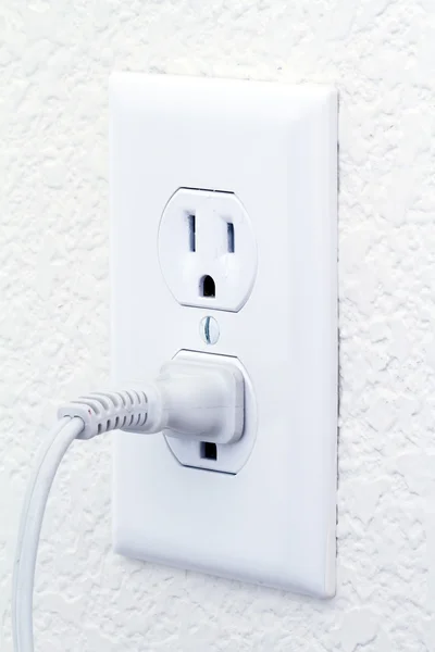 Toma Eléctrica Con Cable — Foto de Stock