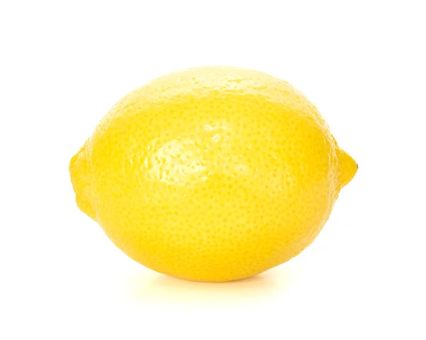 stock image Lemon over white background