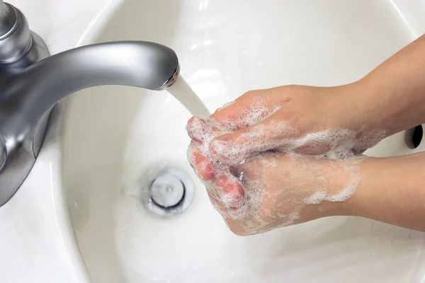 Mencuci Tangan — Stok Foto