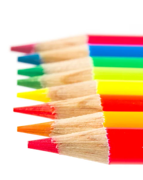 Crayons Colorés Ultra Lumineux — Photo