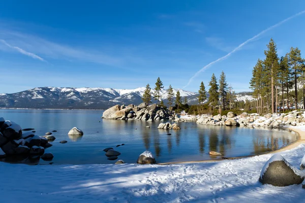 Sand Hamn Lake Tahoe Usa — Stockfoto