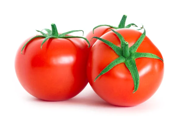 Tres tomates frescos —  Fotos de Stock