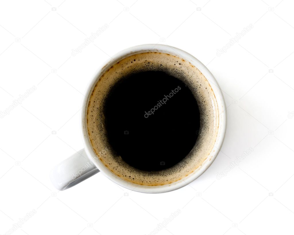 Cup of black coffee