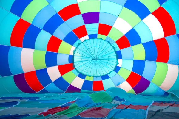 Insidan varm luft ballong — Stockfoto