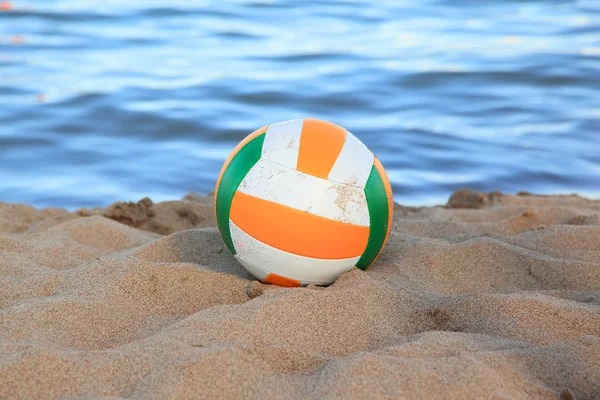 Volley ball on the sand beach