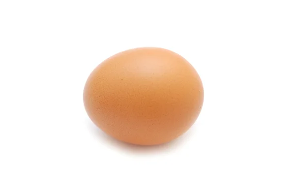 Яйцо Крупным Планом Изолированный Белом Фоне — стоковое фото