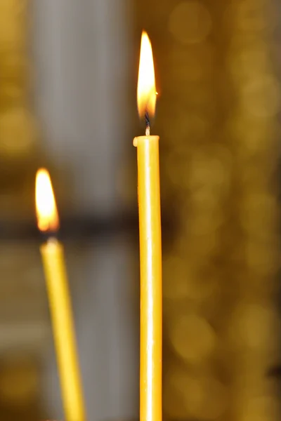 stock image Candle in the church