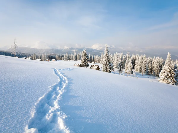हिवाळी पर्वत लँडस्केप — स्टॉक फोटो, इमेज