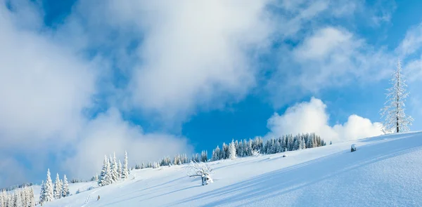 Inverno panorama de montanha — Fotografia de Stock