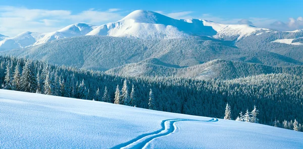 Winter bergpanorama — Stockfoto