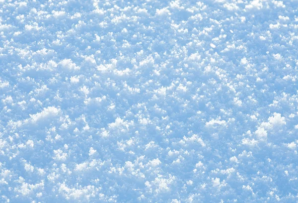 Surface de neige d'hiver (macro ) — Photo