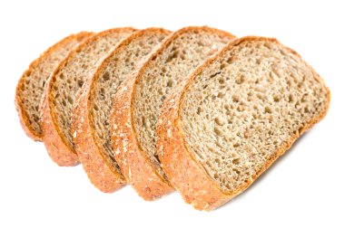 Çavdar ekmek dilimleri