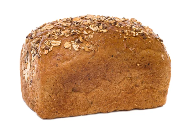 Brood van brood geïsoleerd op witte achtergrond — Stockfoto
