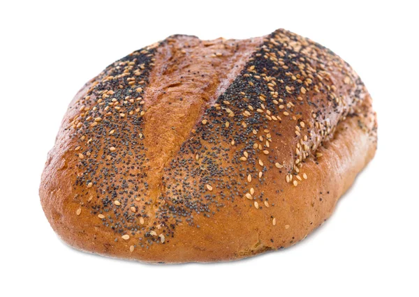 Brood geïsoleerd op witte achtergrond — Stockfoto