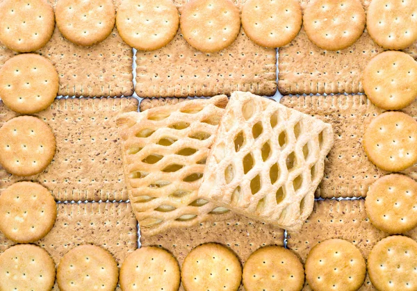 Biscuits (background) — Stock Photo, Image