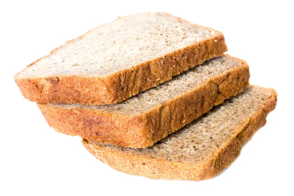 Plátky pšeničného chleba — Stock fotografie