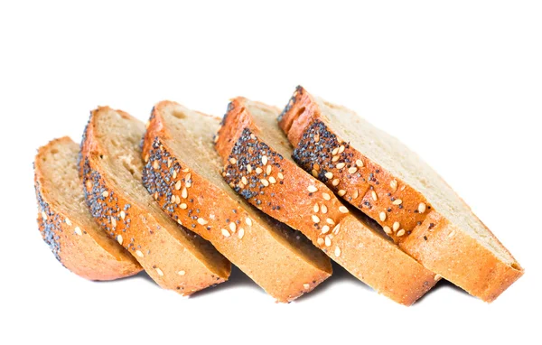 통밀 빵 조각 — 스톡 사진