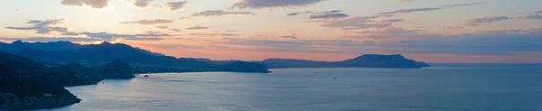 Daybreak coastline landscape — Stok fotoğraf