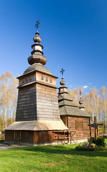 Kościół drewna — Zdjęcie stockowe