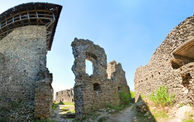 Ancient fortress ruins clipart
