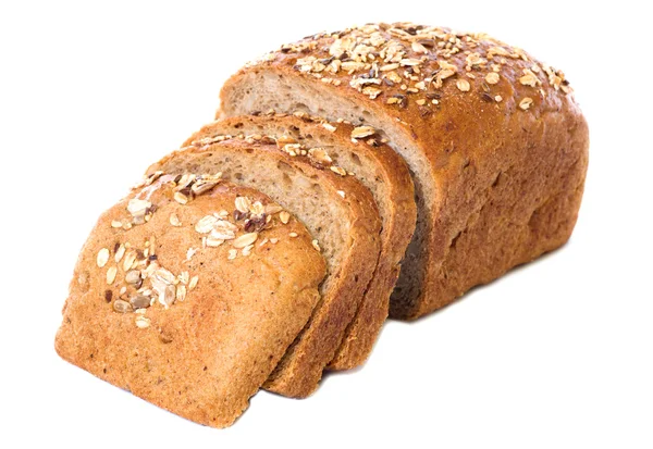 Хліб ізольований на білому фоні — стокове фото