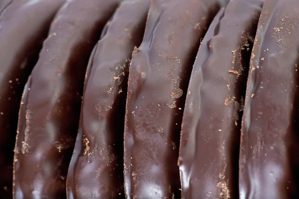 Koekje in chocolade — Stockfoto