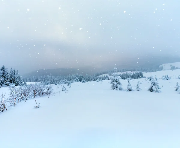 Χειμερινό ορεινό τοπίο — Φωτογραφία Αρχείου