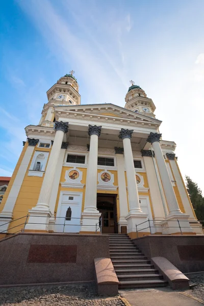 Греко-католицький собор в Ужгороді. — стокове фото