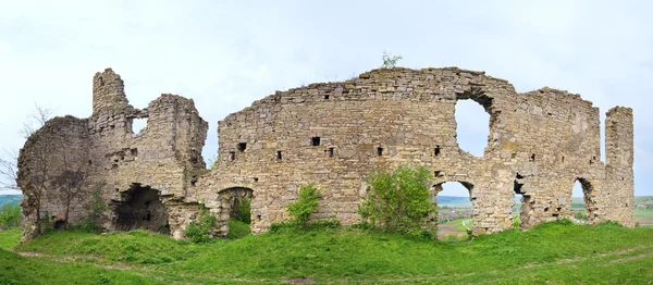Spring View Chernokozinetsky Castle Ruins Chernokozintsy Village Kamyanets Podilsky Region — Stock Photo, Image