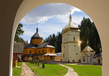 Christian monastery clipart