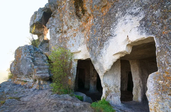 stock image One of Mangup Kale caves (Crimea, Ukraine)