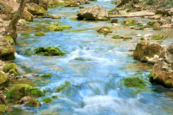 Реки на горной реке — стоковое фото