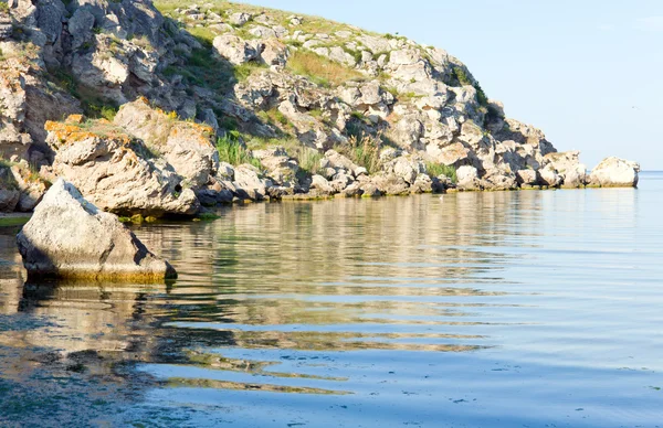 卡赞季海角 克里米亚 乌克兰的石质海岸线 — 图库照片