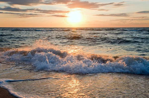 Moře Slunce Surf Velká Vlna Přestávka Pobřeží — Stock fotografie